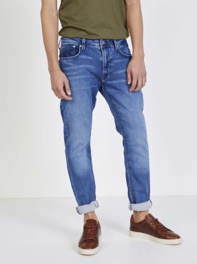 Modré pánske straight fit rifle Pepe Jeans Stanley