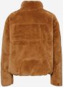 Hnedá bunda z umelého kožúšku VERO MODA Lyon galéria