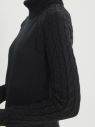 Čierne svetrové puzdrové šaty Trendyol galéria