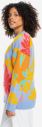 Svetlomodrý dámsky vzorovaný sveter s prímesou vlny Roxy galéria