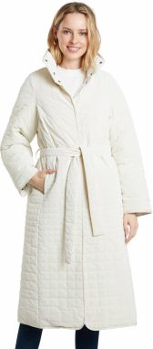 Desigual biely zimný prešívaný kabát Granollers