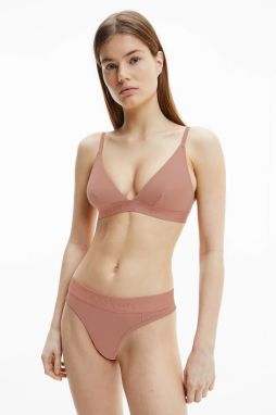 Calvin Klein béžové tangá Thong Basic