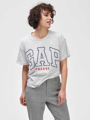 GAP sivé tričko Prague galéria