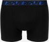 Boxerky Style Boxer 6 T/C Metallic Cuff 2Pcs Box - Dark Blue/Black/Blue Replay galéria