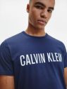 Tričká s krátkym rukávom pre mužov Calvin Klein - tmavomodrá galéria