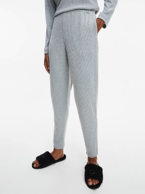 Calvin Klein sivé pyžamové nohavice