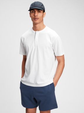 GAP Henley Tričko Biela