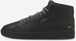 Čierne unisex členkové tenisky Puma Serve Pro Mid