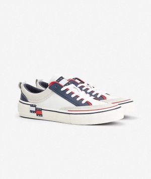 Tenisky, espadrilky pre mužov Tommy Hilfiger - biela, tmavomodrá