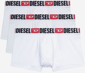 Súprava troch pánskych boxeriek v bielej farbe Diesel