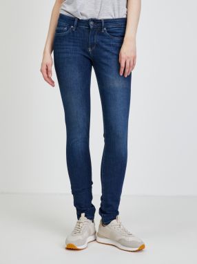 Tmavo dámske slim fit džínsy Pepe Jeans