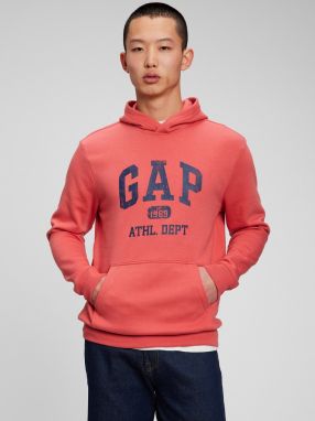 Muži - Mikina logo Gap fleece Červená