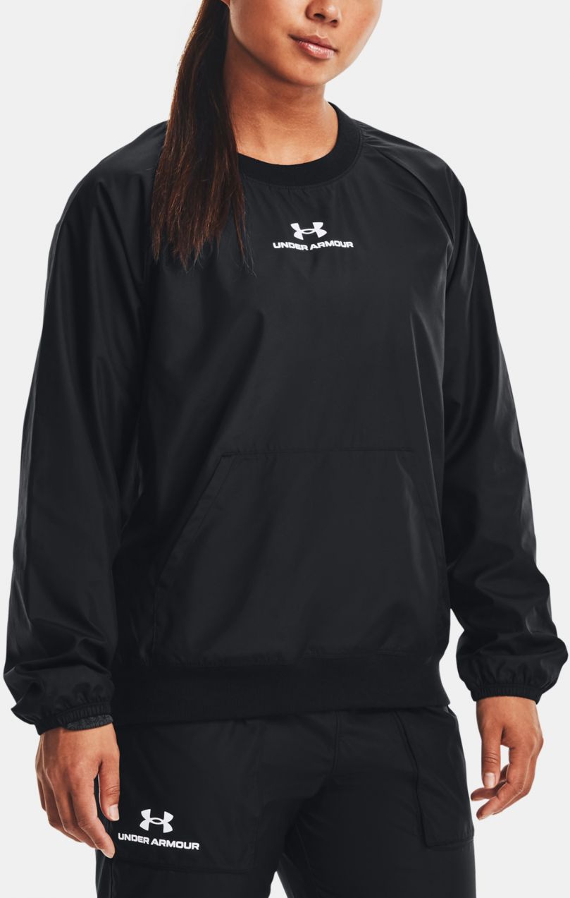 Mikina Under Armour Rush Woven Crew-BLK