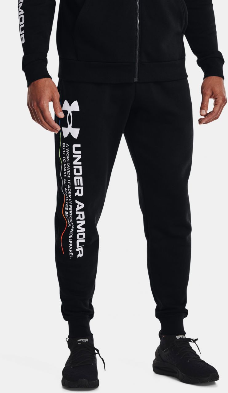 Tepláky Under Armour UA Rival Fleece Chroma Pants-BLK