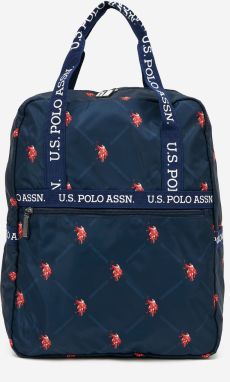 Tmavomodrý dámsky vzorovaný batoh US Polo Assn.
