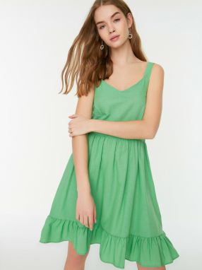 Svetlozelené dámske šaty Trendyol galéria