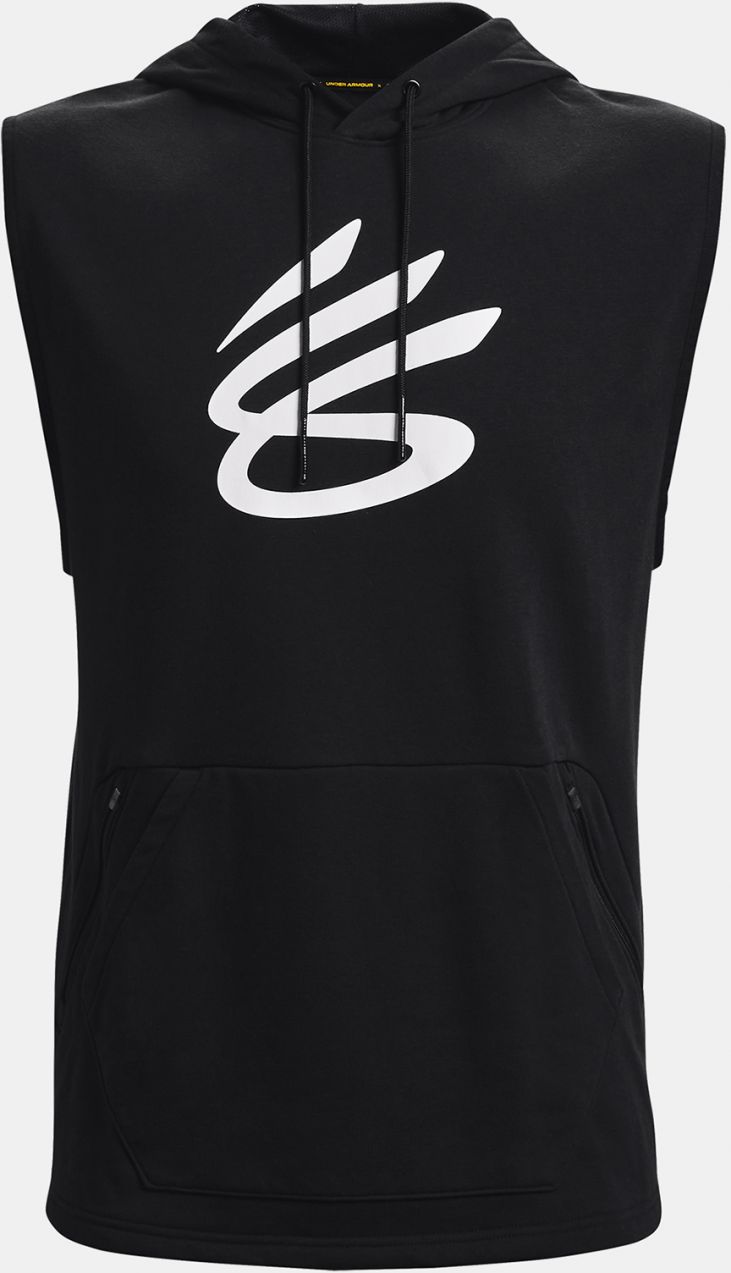 Mikina Under Armour CURRY SLEEVELESS HOODIE - čierna