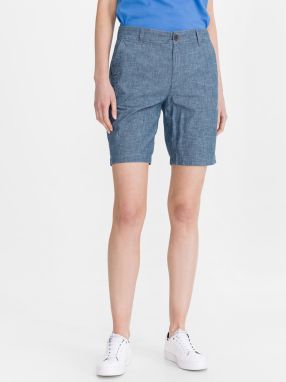Modré dámske bermudy GAP 9 khaki shorts