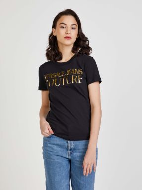 Čierne dámske tričko Versace Jeans Couture