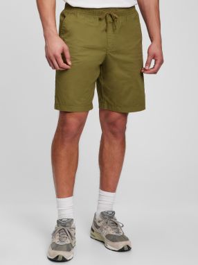 Zelené pánske šortky s elastickým pásom GAP