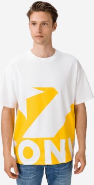 Converse žlté pánske tričko Chevron Icon Remix