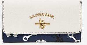 Modro-biela crossbody kabelka U.S. Polo Assn. Mayaca