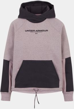 Mikina Under Armour Rival + Fleece Hoodie - ružová