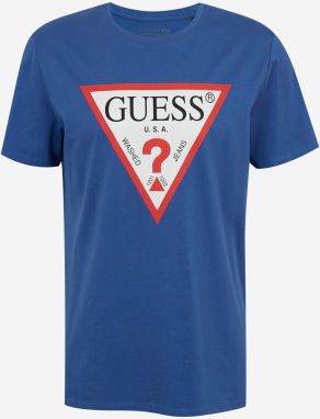 Tričká s krátkym rukávom pre mužov Guess - modrá