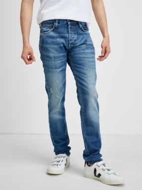 Straight fit pre mužov Pepe Jeans - modrá