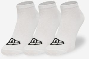 Sada troch párov ponožiek v bielej farbe New Era galéria