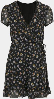 Tally Weijl čierne kvetované šaty