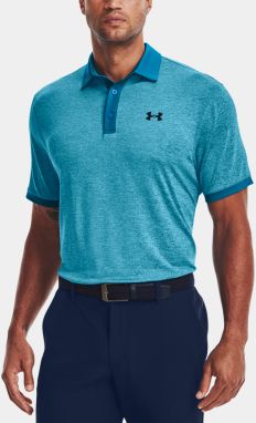 Tričko Under Armour UA Playoff Polo 2.0 Heather - modrá