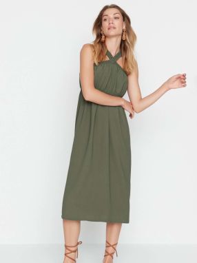 Khaki midi Trendyol