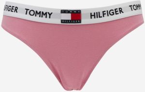 Nohavičky pre ženy Tommy Hilfiger - ružová