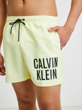 Plavky pre mužov Calvin Klein - žltá