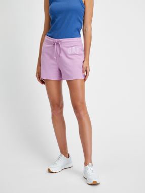 Svetlo fialové dámske šortky s logom GAP