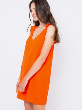 CAMAIEU oranžové šaty