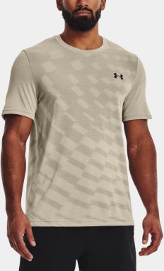 Tričko Under Armour UA Seamless Radial SS - hnedá