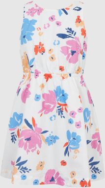 Farebné dievčenské šaty kvetované šaty GAP