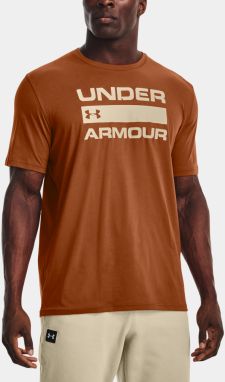 Tričká s krátkym rukávom pre mužov Under Armour - oranžová