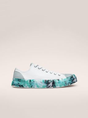 Biele pánske tenisky Converse Chuck Taylor Marbled