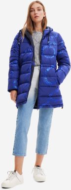 Kabáty pre ženy Desigual - modrá