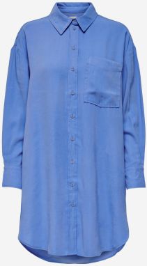 Modrá dámska dlhá košeľa ONLY Corin-Aris