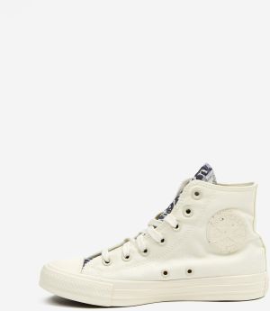 Modré a krémové dámske členkové tenisky Converse Chuck Taylor All Star