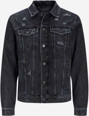 Čierna rifľová bunda Jack & Jones Jean