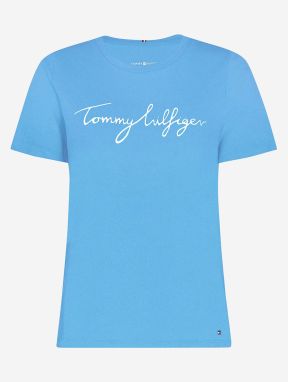 Modré dámske tričko Tommy Hilfiger