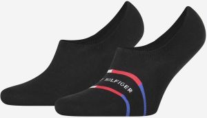 Súprava dvoch párov pánskych ponožiek v čiernej farbe Tommy Hilfiger