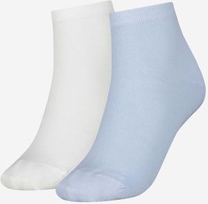 Ponožky pre ženy Tommy Hilfiger - svetlomodrá, biela