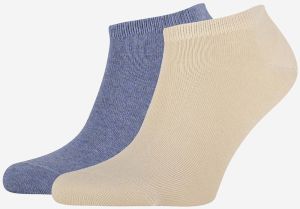 Súprava dvoch párov pánskych ponožiek v modrej a béžovej farbe Tommy Hilfiger