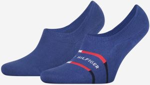 Súprava dvoch párov pánskych ponožiek v tmavo modrej farbe Tommy Hilfiger